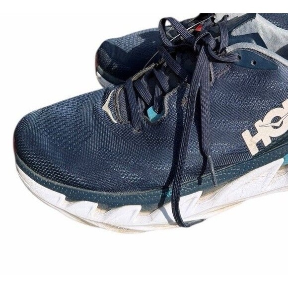 Hoka One One Elevon 2 Running Shoes Mens 10 Blue White Sneakers Comfort main image 5